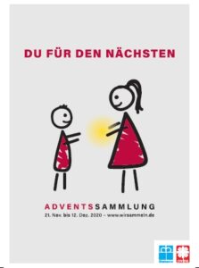 Foto: Plakat Adventssammlung Du für den Nächsten / 2020
